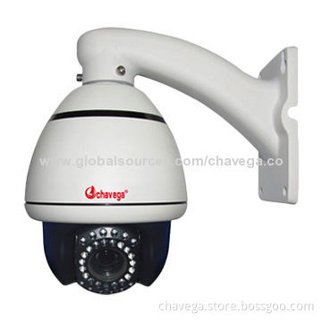 1/2.8-inch/10x optical zoom 1.3MP IP high-speed rotating dome surveillance cameras with 40m IR